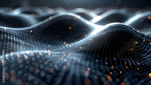 Abstract Digital Wave Flows...