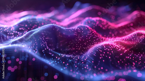 Abstract 3D Background Flow...