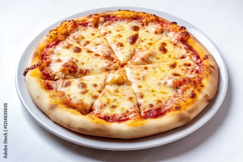 pizza on a white background pizza on a white background