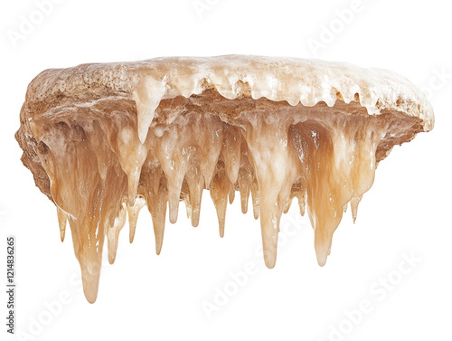 Plakat Isolated Stalactite Rock Formation
