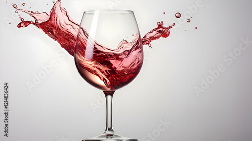Red Wine Splashes Dynamical...