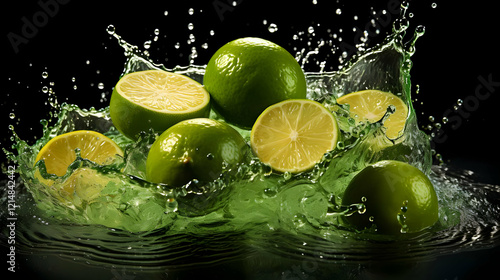 Fresh Limes Splash Dynamica...