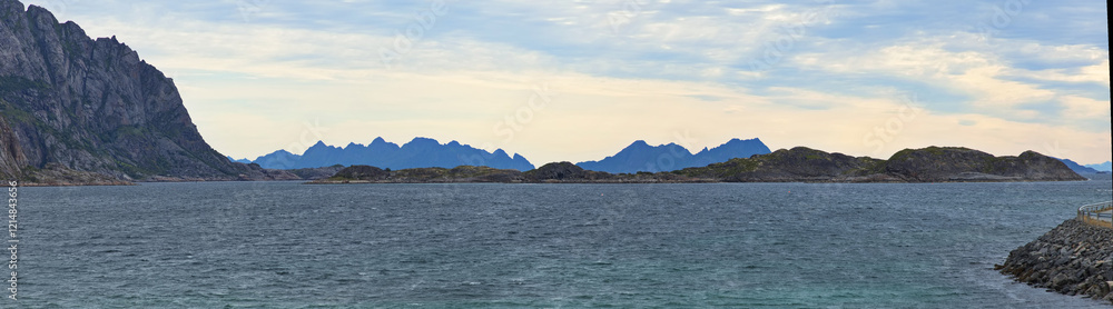 Landscape at the road to Henningsvaer on Lofoten in Nordland county, Norway, Europe
Landscape at the road to Henningsvaer on Lofoten in Nordland county, Norway, Europe