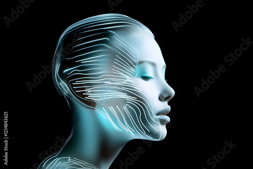 3D Render of a Woman's Face...