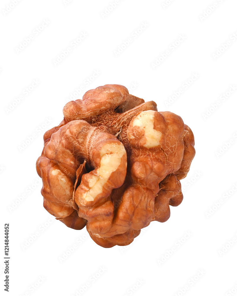 bunch of peeled walnuts isolated on white background bunch of peeled walnuts isolated on white background