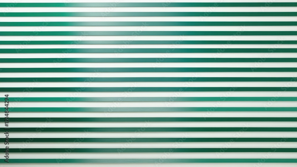Fototapeta premium Abstract Teal and White Horizontal Stripe Pattern Background Texture