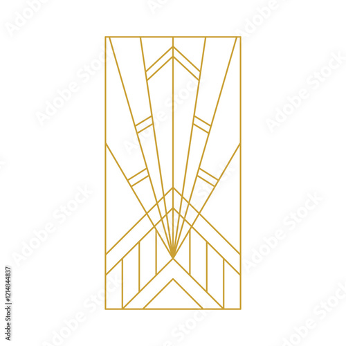 elegance art deco panel element