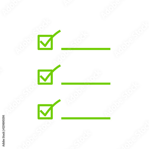 green check list icon