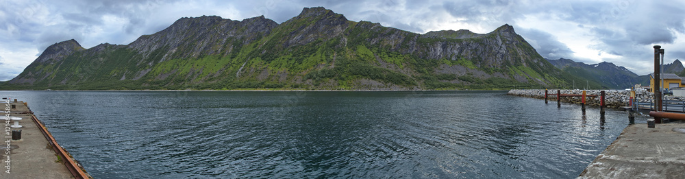 Harbour in Gryllefjord on the Scenic Route Senja in Troms county, Norway, Europe
Harbour in Gryllefjord on the Scenic Route Senja in Troms county, Norway, Europe