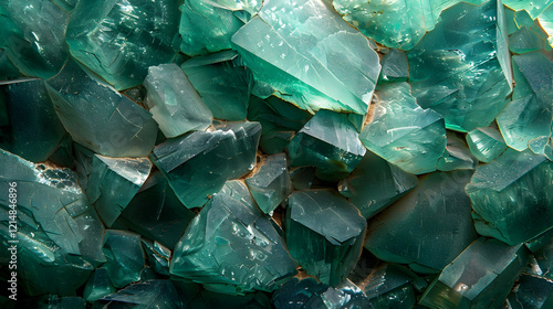 Emerald Green Crystal Clust...