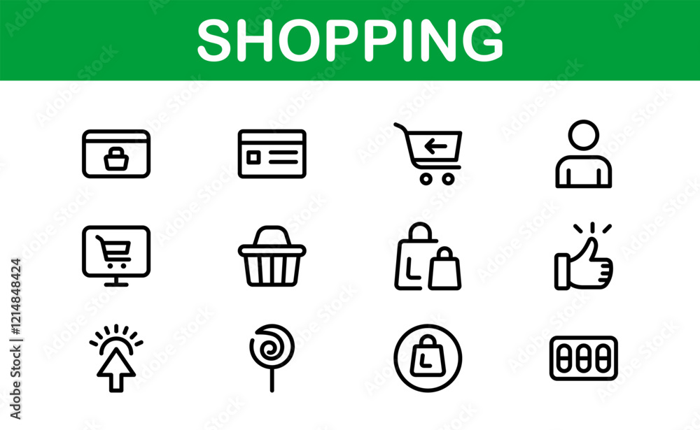 Premium Shopping Icons. Editable and Clean Designs for Retail, Online Shopping, Cart, Payment, and Delivery Services in Flat and Line Styles. Premium Shopping Icons. Editable and Clean Designs for Retail, Online Shopping, Cart, Payment, and Delivery Services in Flat and Line Styles.