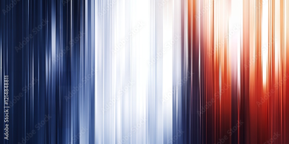 Abstract Background Vertical Stripes in Blue White and Orange Hues Abstract Background Vertical Stripes in Blue White and Orange Hues