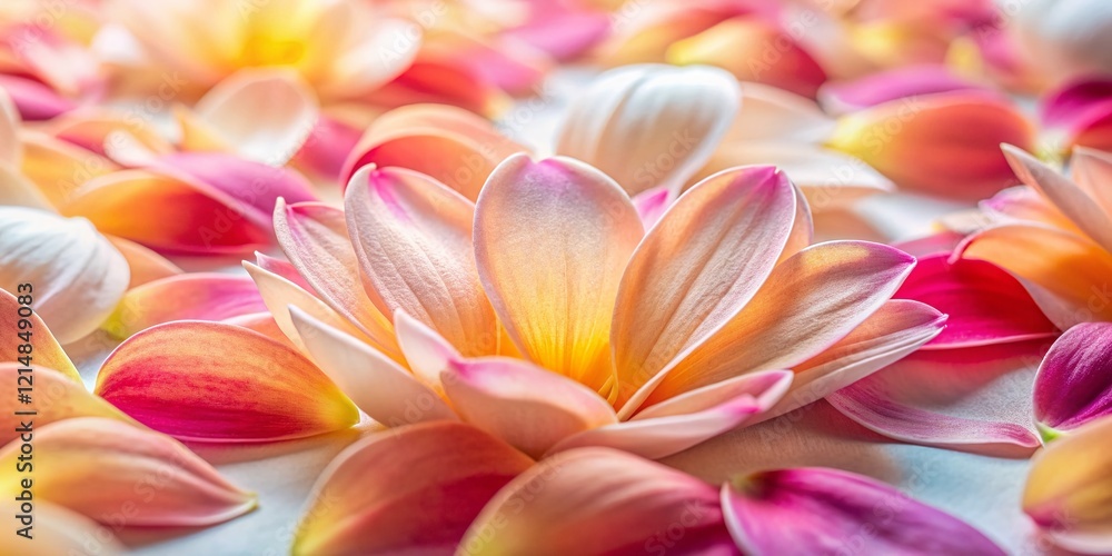 Delicate Petals on White: Elegant Floral Macro Photography Delicate Petals on White: Elegant Floral Macro Photography