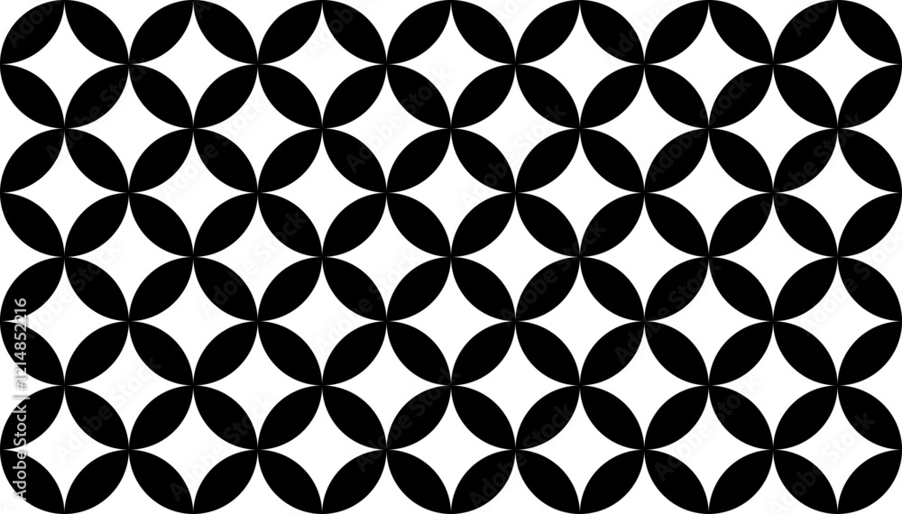 Fototapeta premium geometric flower life pattern design background