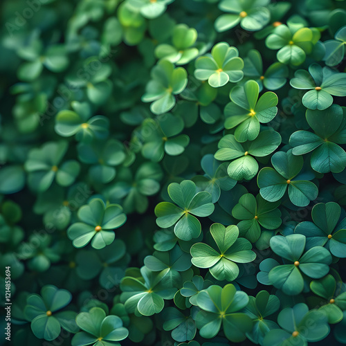 Green Clover Field Creates ...