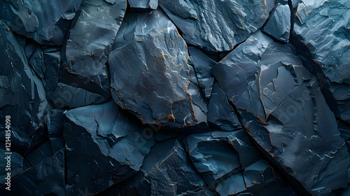 Dark Blue Rock Formation Cr...
