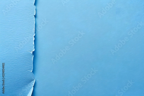 Torn Blue Paper Creates Tex...