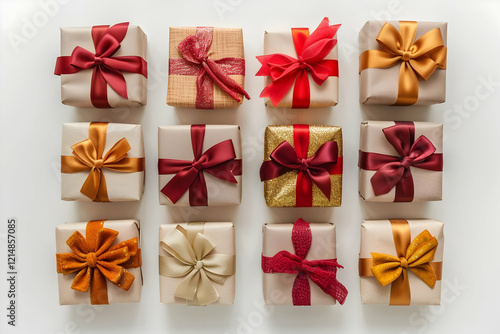 Twelve Decorated Gift Boxes...