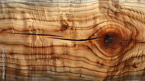 Close-up of a weathered woo...
