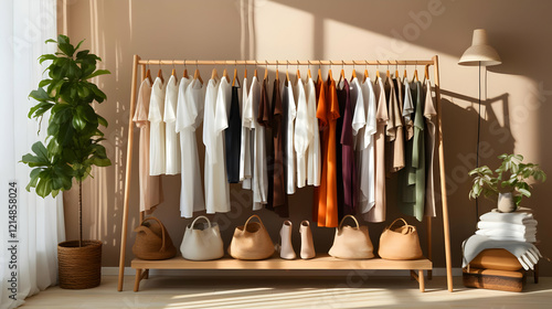 Clothes Rack Displays Color...