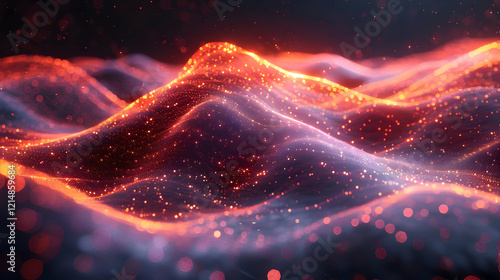 Abstract Background with Gl...