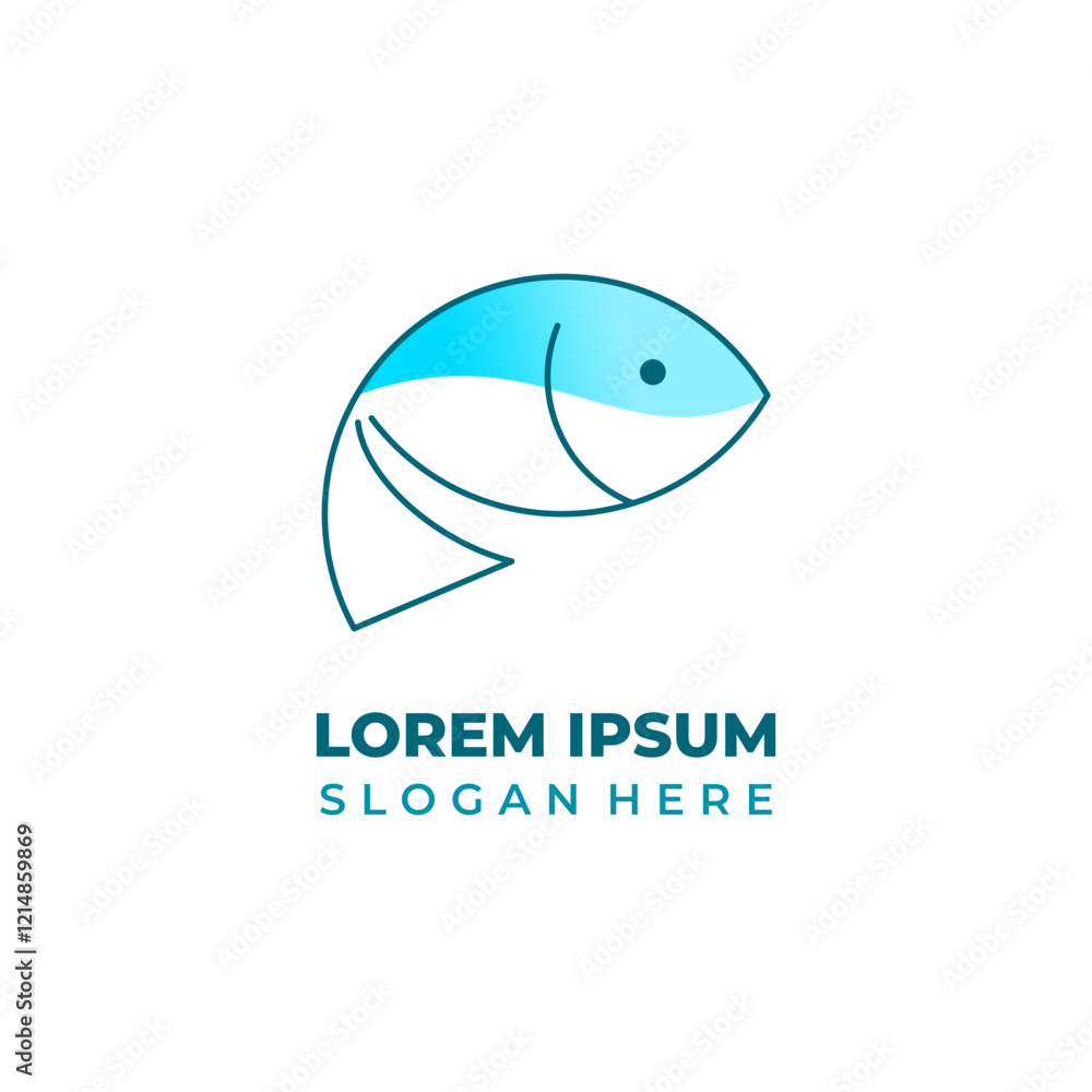 The fish logo is a combination of shape and lineart styles. A semi-lineart fish logo that is simple and artistic, reflecting beauty, agility, harmony, and an elegant modern design. The fish logo is a combination of shape and lineart styles. A semi-lineart fish logo that is simple and artistic, reflecting beauty, agility, harmony, and an elegant modern design.
