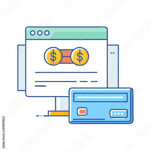 payment gateway icon, payment gateway vector illustration-simple illustration of payment gateway, perfect for payment gateway logos and icons