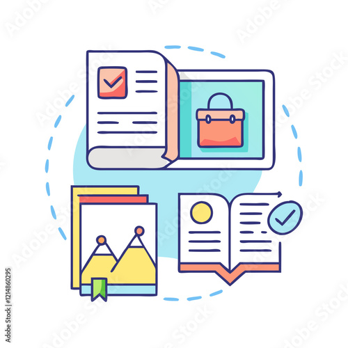 product catalog icon, product catalog vector illustration-simple illustration of product catalog, perfect for product catalog logos and icons