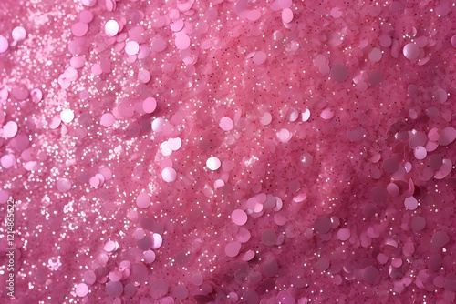 Pink Sequins and Glitter Cr...