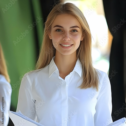 Portrait of a Smiling Young...