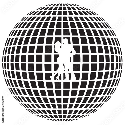 disco, disco ball, party, shine, club Icon