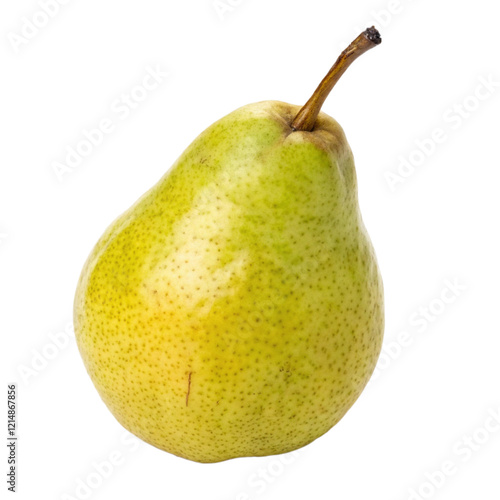 pear isolated on white, fresh fruit, studio shot, close-up, food photography
