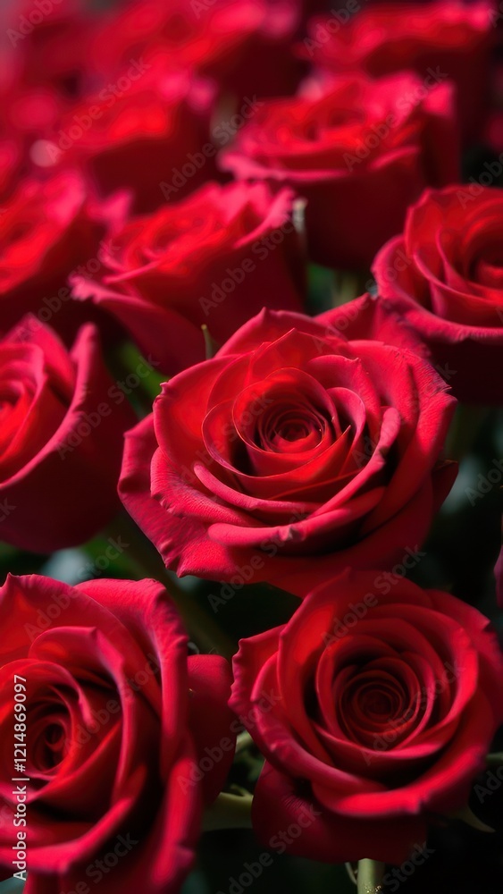 a lot of beautiful red roses. Beautiful festive background a lot of beautiful red roses. Beautiful festive background