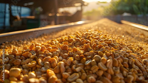 Roasted cashew nuts move al...