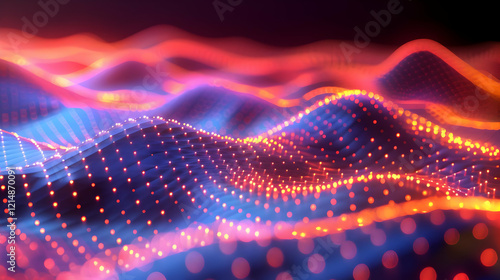 Abstract 3D landscape forms...