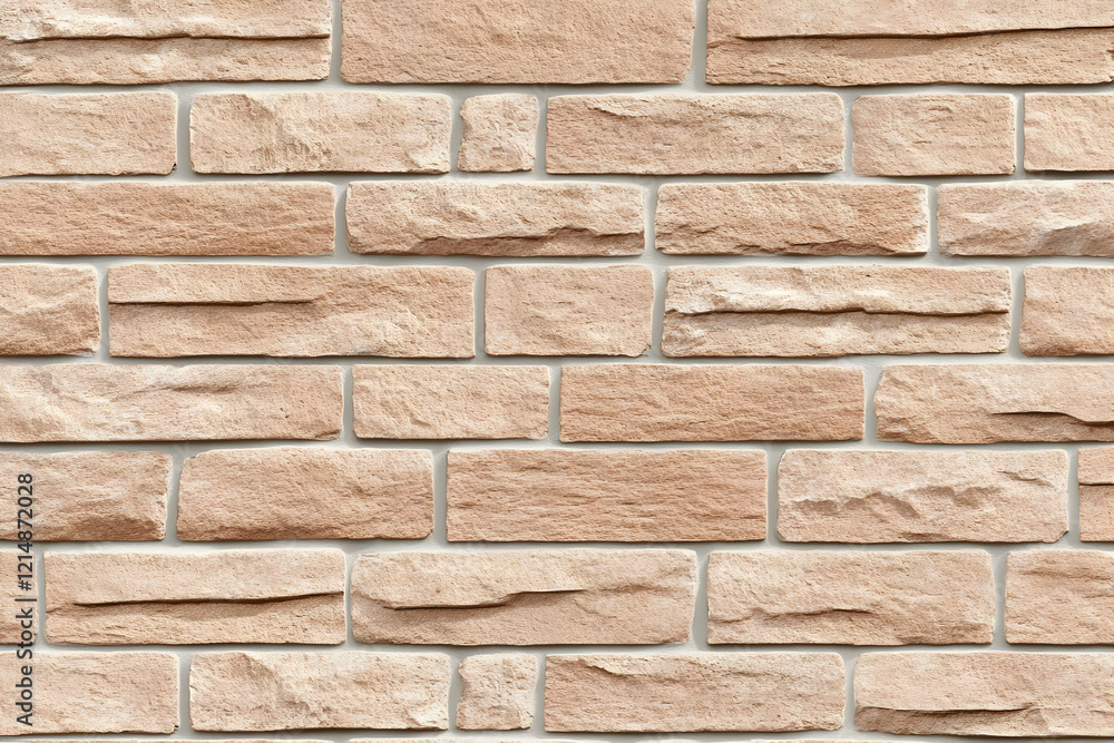 Light Brown Rough Stone Brick Wall Texture forms a Seamless Repeating Pattern Light Brown Rough Stone Brick Wall Texture forms a Seamless Repeating Pattern