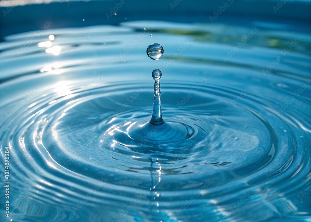 Crystal Clear Pool Water: Serene Underwater Scene, Sparkling Blue, Refreshing Summer Swim Crystal Clear Pool Water: Serene Underwater Scene, Sparkling Blue, Refreshing Summer Swim