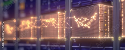 Data Centers with Bright Circuit Patterns