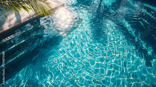 Sparkling Turquoise Pool Wa...