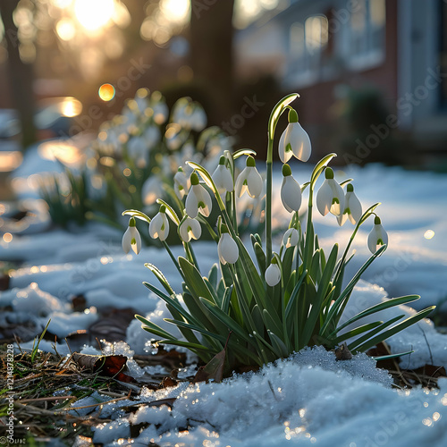 Snowdrops Bloom in the Melt...