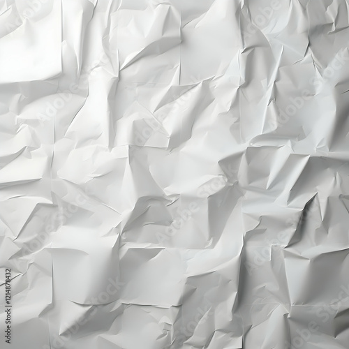 Crumpled White Paper Forms ...