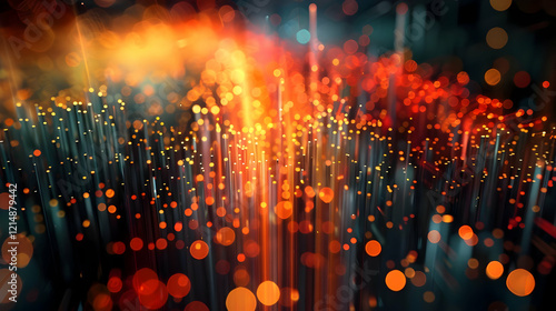Abstract Background with Gl...
