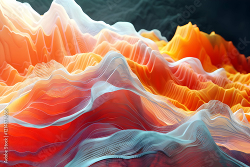 Abstract 3D Landscape Forms...