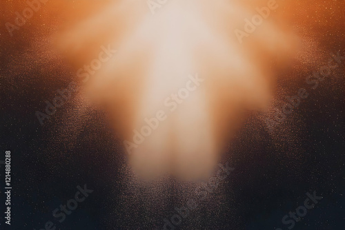 Abstract Orange Light Beam ...