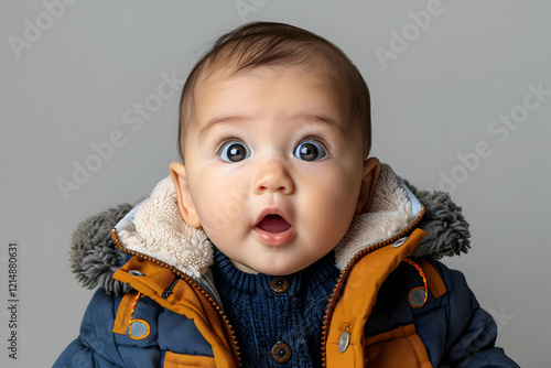Baby Looks Surprised While ...