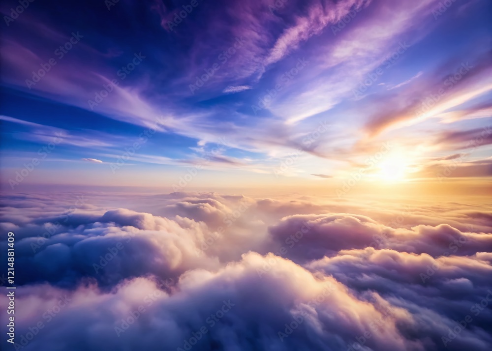 Dreamy Blue Purple White Cloud Fog Abstract Panoramic Background Dreamy Blue Purple White Cloud Fog Abstract Panoramic Background