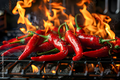 Red Chili Peppers Roast on ...