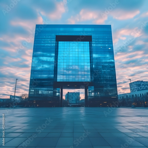 Modern Glass Skyscraper Sta...