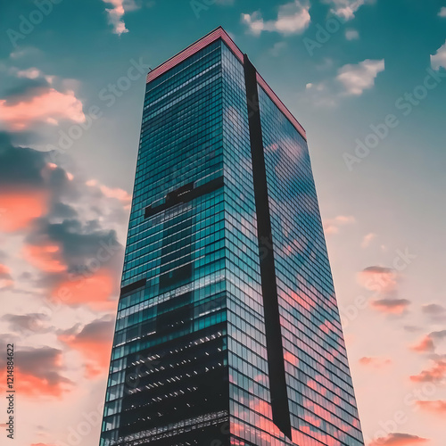 Modern Skyscraper Stands Ta...