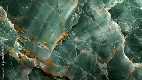 Green Marble Texture with G...